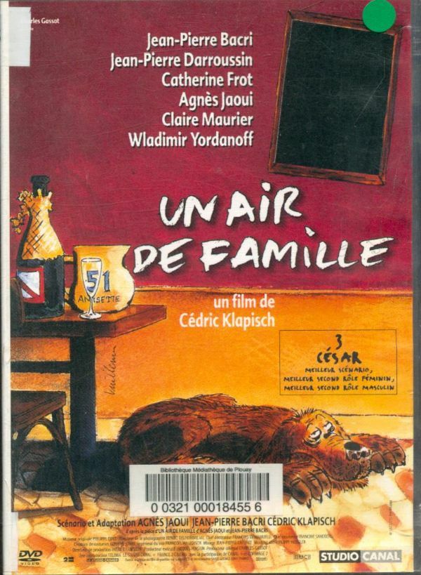 Livrenpoche : Un air de famille - Cédric Klapisch - DVD