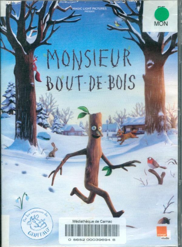 Livrenpoche : Monsieur Bout-de-Bois - Jeroen Jaspaert, Daniel Snaddon - DVD