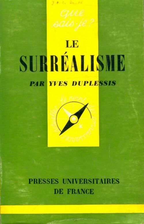 Livrenpoche : Le surréalisme - Yvonne Duplessis - Livre