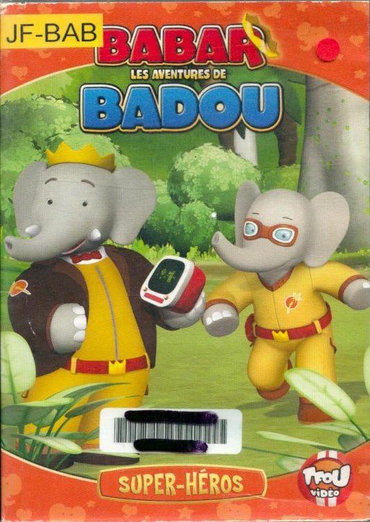 Livrenpoche : Babar-Les Aventures de Badou-Super-héros - Mike Fallows - DVD