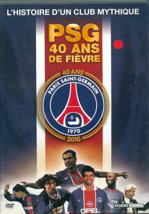 Livrenpoche : 5050582769555PSG, 40 Ans de fièvre - Pierre Hurel, Damien Vercaemer - DVD