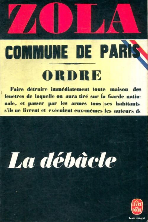 Livrenpoche : La débâcle - Emile Zola - Livre