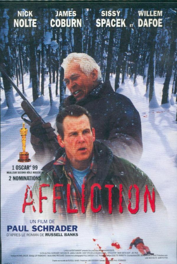 Livrenpoche : Affliction - Sissy Spacek, Paul Schrader, Nick Nolte, James Coburn, Willem Dafoe, Mary Beth Hurt - DVD