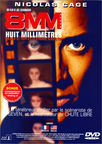 Livrenpoche : 8mm - dvd - coll succes - Schumacher, Joel - DVD