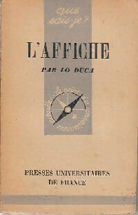 Livrenpoche : L'affiche - Lo Duca - Livre