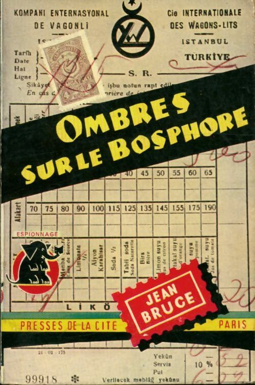 Ombres sur le Bosphore - Jean Bruce -  Un Mystère - Livre