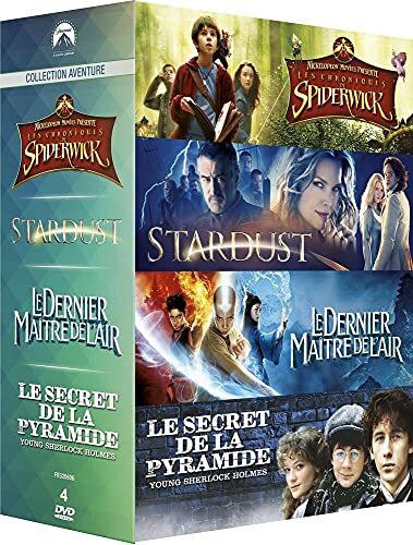 Livrenpoche : Paramount Collection Aventure : Les chroniques de Spiderwick + Stardust + Le dernier Maître de l'air + Le Secret de la Pyramide - M. Night Shyamalan, Mark Waters, Matthew Vaughn, Barry Levinson - DVD