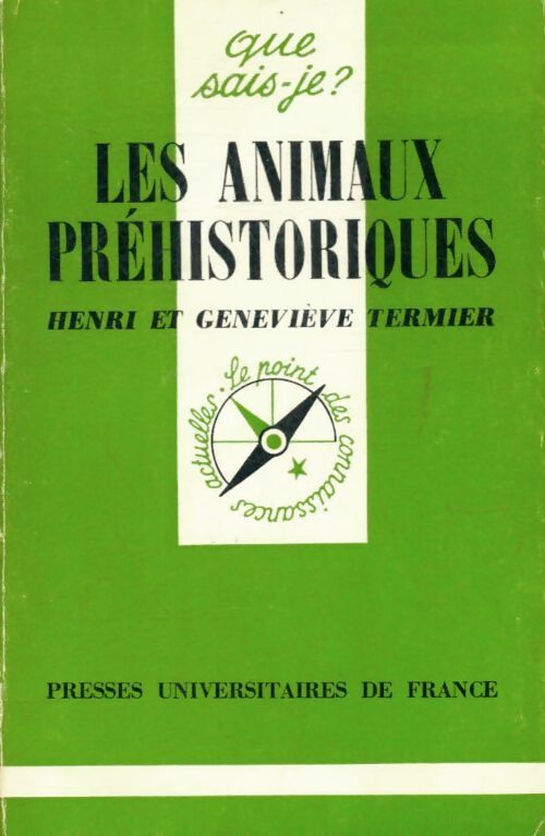 Livrenpoche : Les animaux préhistoriques - G. Termier, H. Termier - Livre