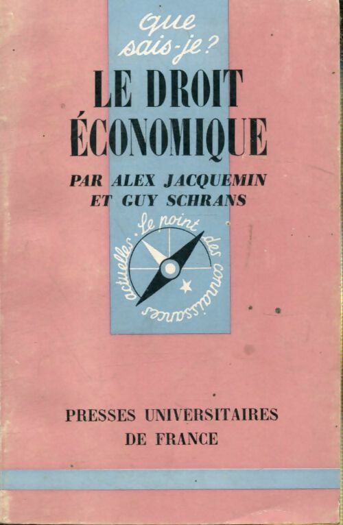 Livrenpoche : Le droit économique - Guy Schrans, Alexis Jacquemin - Livre