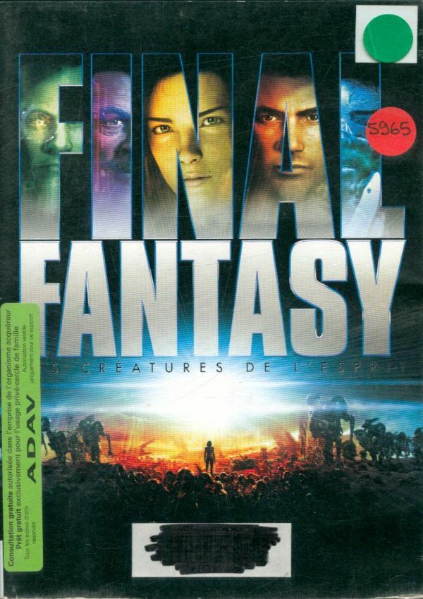 Livrenpoche : Final Fantasy-Les créatures de l'esprit - Hironobu Sakaguchi, Motonori Sakakibara - DVD