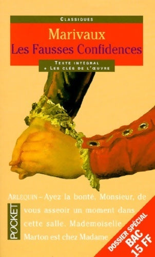Livrenpoche : Les fausses confidences - Pierre Marivaux - Livre