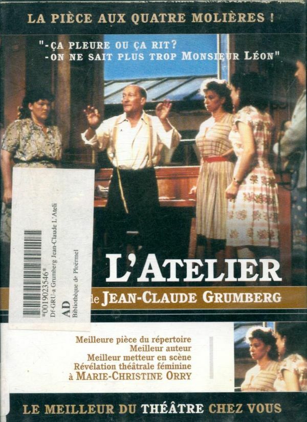 Livrenpoche : L'atelier - Tarta, Alexandre - DVD