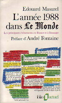Livrenpoche : L'année 1988 dans Le Monde - Edouard Masurel - Livre