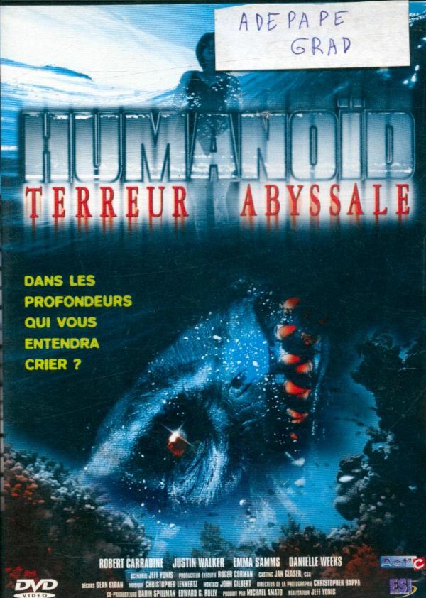 Livrenpoche : HUMANOIDE terreur abyssale - XXX - DVD