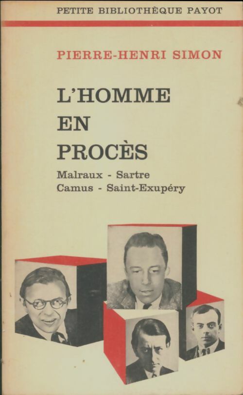 L'homme en procès - Pierre Henri Simon -  Petite bibliothèque - Livre