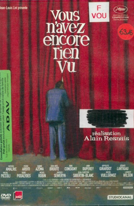 Livrenpoche : Vous n'avez Encore Rien vu - Alain Resnais - DVD