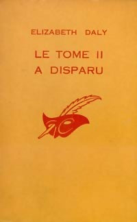 Livrenpoche : Le Tome II a disparu - Elizabeth Daly - Livre
