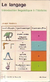 Livrenpoche : Le langage. Introduction linguistique à l'histoire - Joseph Vendryes - Livre