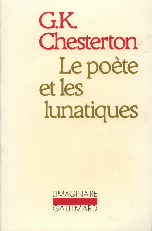 Livrenpoche : Le poète et les lunatiques - Gilbert Keith Chesterton - Livre