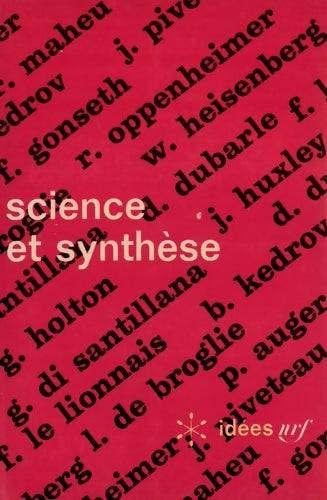 Livrenpoche : Science et Synthèse - Sigmund Freud - Livre