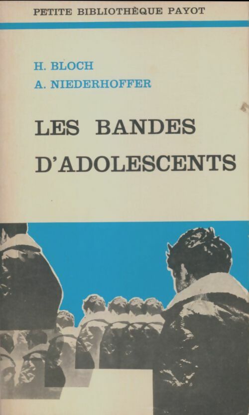 Livrenpoche : Les bandes d'adolescents - Niederhoffer, Jules-R. Bloch - Livre
