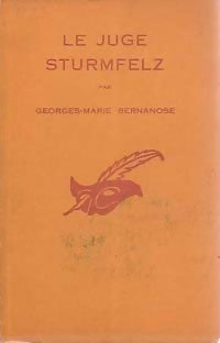 Livrenpoche : Le juge Sturmfelz - Georges-Marie Bernanose - Livre