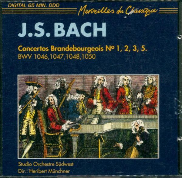 Livrenpoche : J.S Bach - Concertos brandebourgeois 1,2,3 5 -  - CD