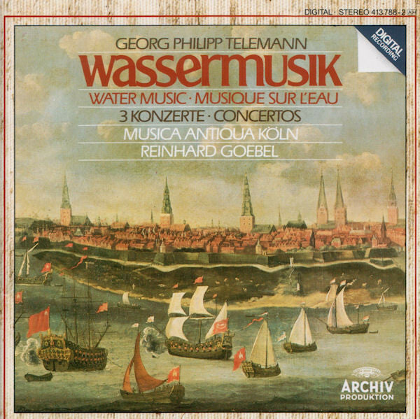 Telemann, Musica Antiqua koln - Wassermusik / 3 Konzerte - Georg Philipp Telemann - CD
