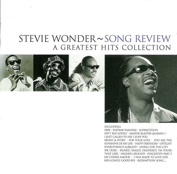 Livrenpoche : Stevie Wonder - Song Review / A Greatest Hits Collection - Raphael Saadiq Feat. Stevie Wonder and Cj - CD