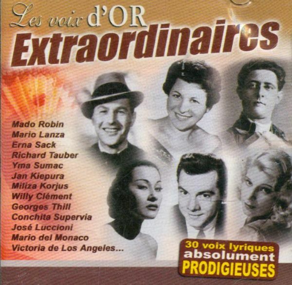 Livrenpoche : Les voix d'or extraordinaires - Multi-Artistes - CD