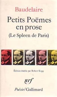 Livrenpoche : Petits poèmes en prose ou Le Spleen de Paris - Charles Baudelaire - Livre