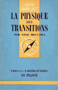 Livrenpoche : La physique des transitions - Nino Boccara - Livre