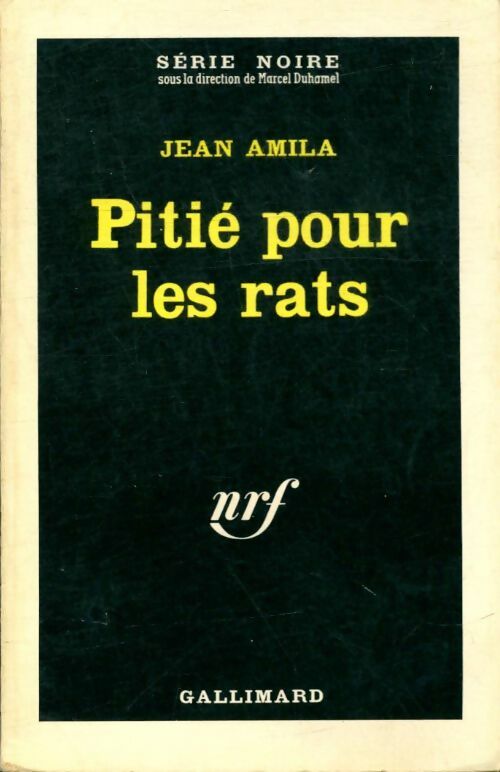 Pitié pour les rats - Jean Amila - Livre