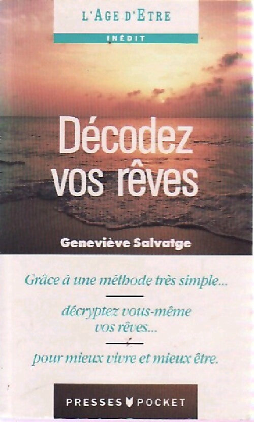 Décodez vos rêves - Geneviève Salvatge - Livre