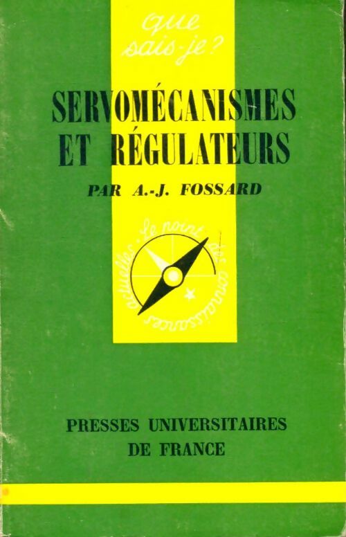 Livrenpoche : Servomécanismes et régulateurs - A. Fossart - Livre