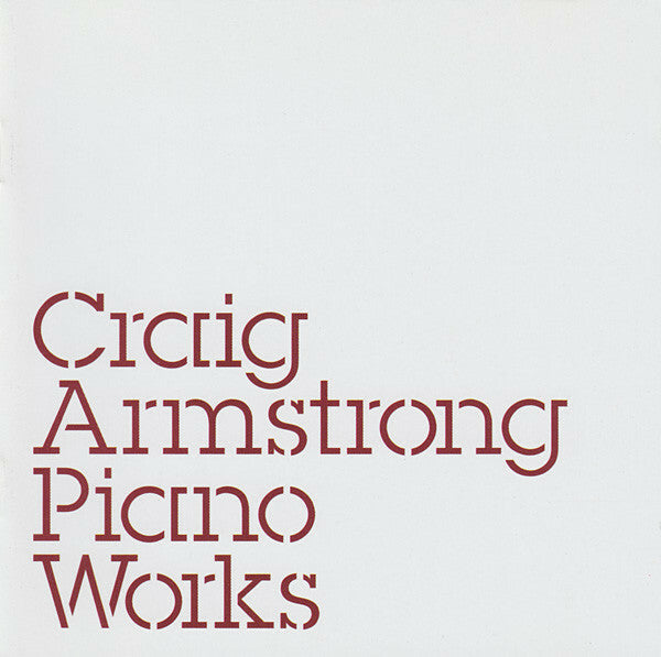 Livrenpoche : Craig Armstrong - Piano Works - Craig Armstrong - CD