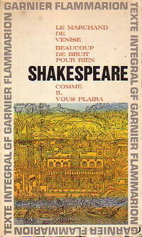 Livrenpoche : Le marchand de Venise / Beaucoup de bruit pour rien / Comme il vous plaira - William Shakespeare - Livre