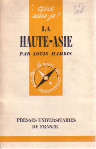 Livrenpoche : La Haute-Asie - Louis Hambis - Livre