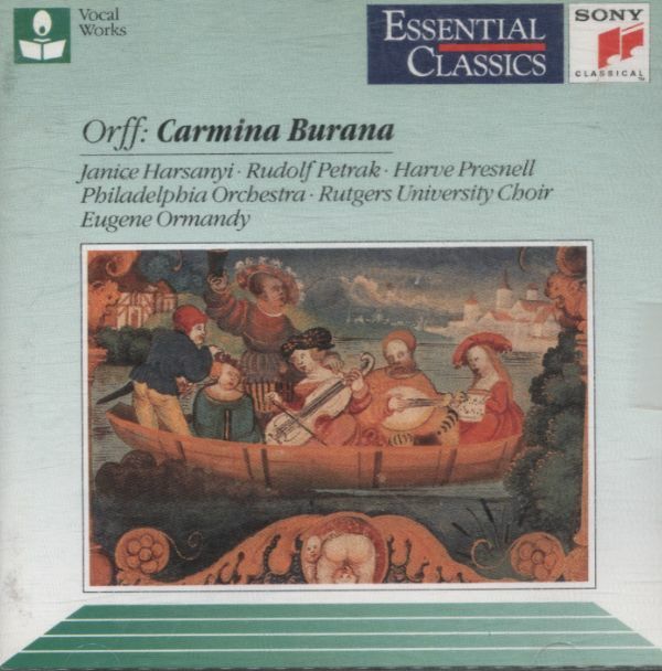 Livrenpoche : Orff - Eugene Ormandy - Carmina Burana - Orff / Janice Harsanyi, Rudolf Petrak, Harve Presnell, Philadelphia Orchestra, Rutgers University Choir, Eugene Ormandy - CD