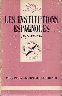 Livrenpoche : Les institutions espagnoles - Jérôme Testas - Livre