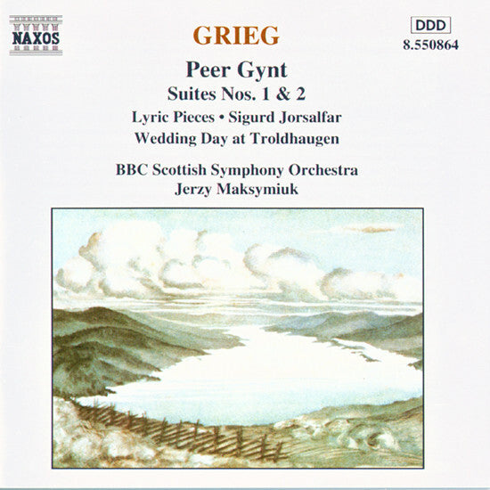 Livrenpoche : Grieg - Peer Gynt,Sigurd Jorsalfar - Grieg / BBC Scottish Symphony Orchestra, Jerzy Maksymiuk - CD