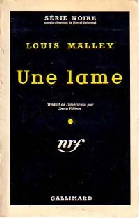 Livrenpoche : Une lame - Louis Malley - Livre