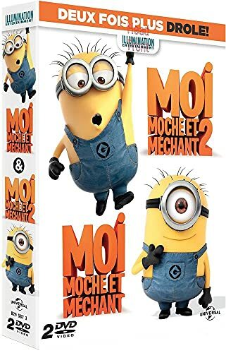 Livrenpoche : Coffret Moi, Moche et méchant 1 et 2 - Pierre Coffin, Chris Renaud - DVD