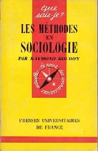 Livrenpoche : Les méthodes en sociologie - Raymond Boudon - Livre
