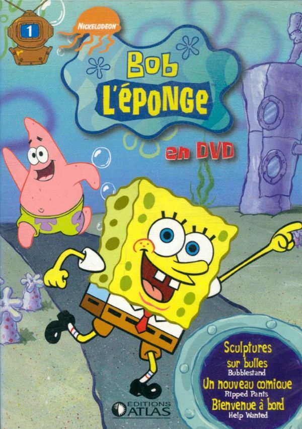 Livrenpoche : Bob L'éponge - Vol 1 : Sculptures sur bulles, Un nouveau comique & bienvenue a bord - XXX - DVD