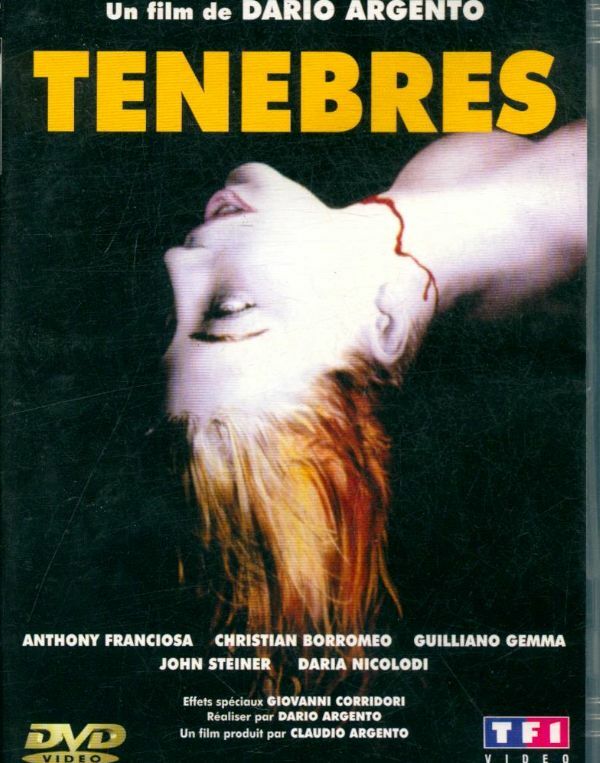 Livrenpoche : Ténèbres - Dario Argento - DVD