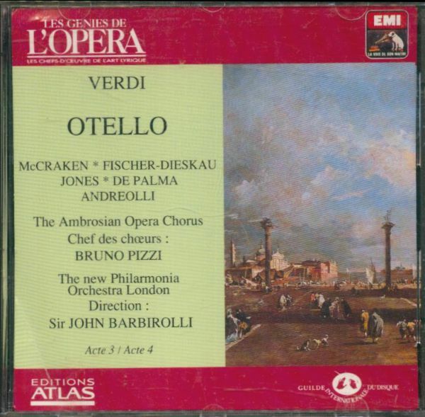 Livrenpoche : Verdi : Otello - Bruno Pizzi - CD