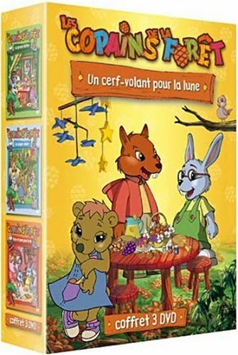 Livrenpoche : Les Copains de la forêt (Coffret 3 DVD) : La Grosse bêtise / Un cerf-Volant pour la Lune / Les Jumeaux Rebelles - Bernard Le Gall - DVD