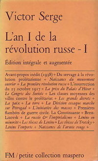 Livrenpoche : L'an I de la révolution russe Tome I - Victor Serge - Livre