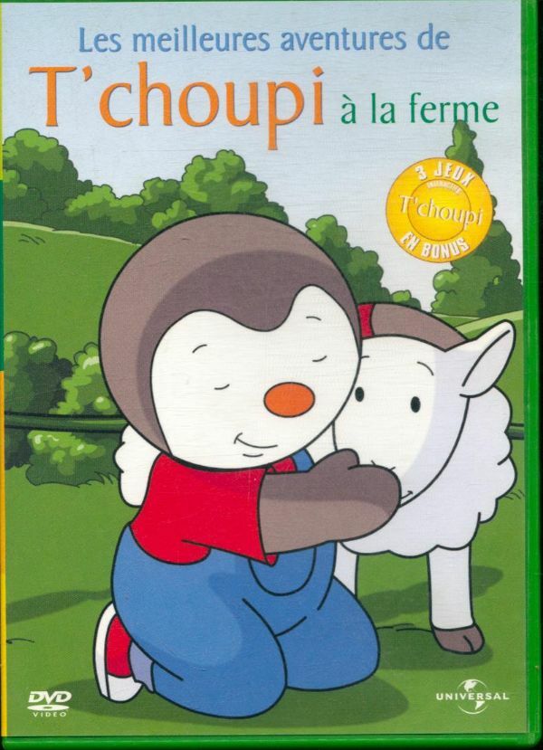 Livrenpoche : Les Meilleures Aventures de T'choupi à la Ferme - Jean-Luc François - DVD